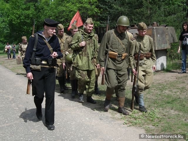 Военно-историческая реконструкция  Выборгской операции 1944 года