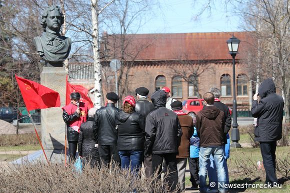 Митинг КПРФ в Сестрорецке