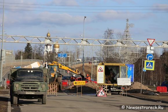 Водоканал ведет восстановительные работы на Транспортной ул.