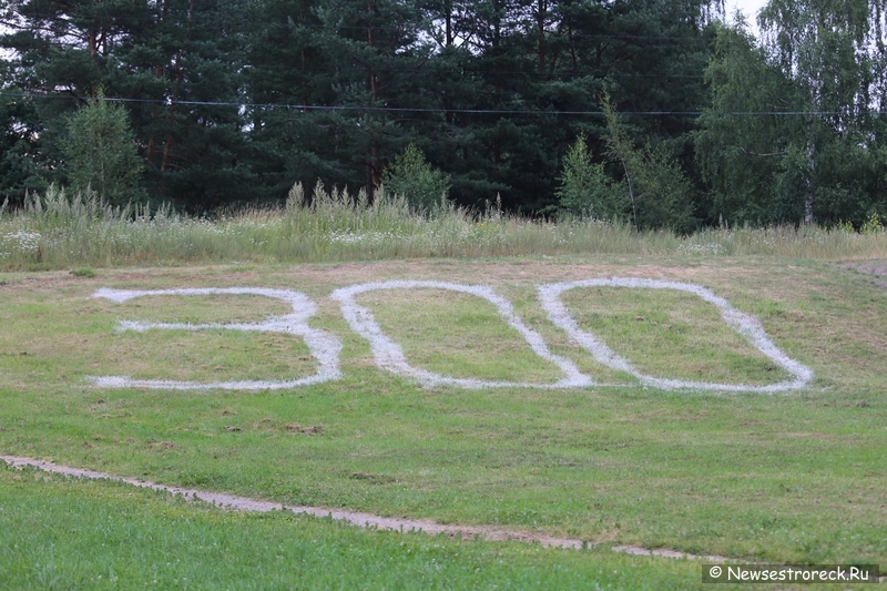 У железнодорожного моста появилась надпись "300" У железнодорожного моста появилась надпись "300"