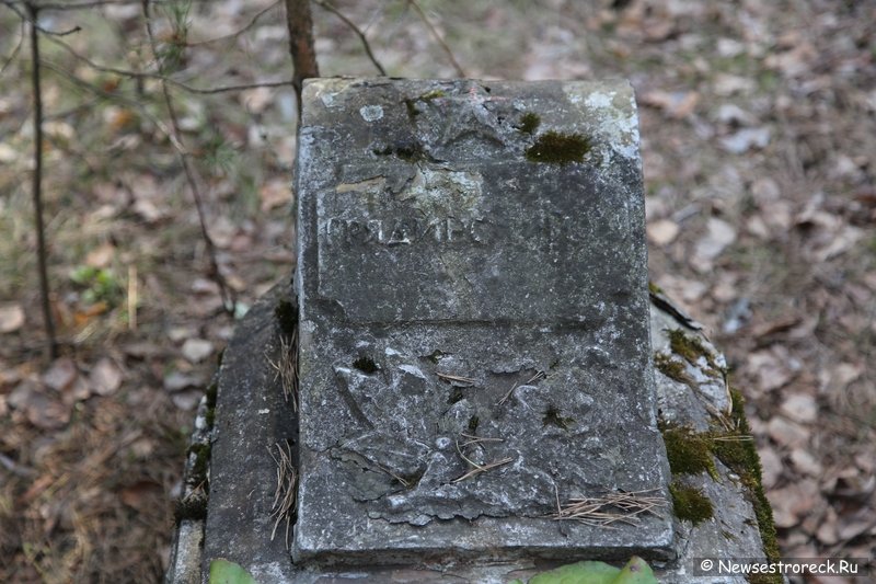 Могилы погибших на воскреснике 1-го августа 1920 года