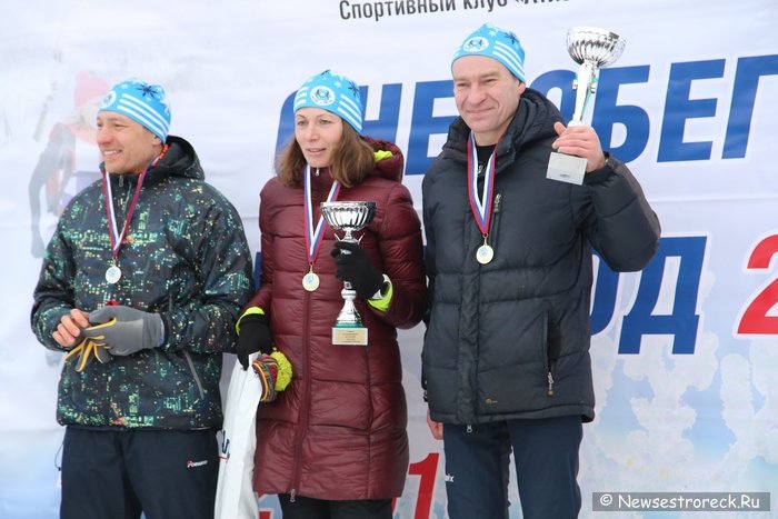 В Сестрорецке прошли легкоатлетические соревнования «Снегоход» и «Снегобег»