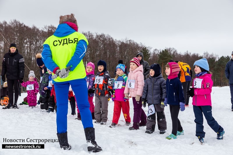 В Сестрорецке прошли легкоатлетические соревнования «Снегоход» и «Снегобег» 2018